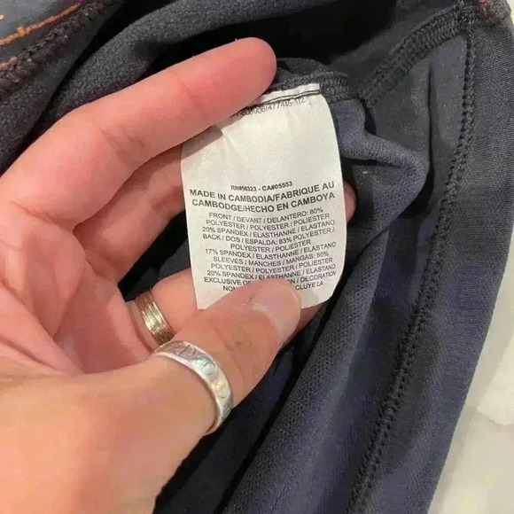 Nike Pro DriFit HalfZip Pullover Activewear Top BlueCopper Womens Large TightFit - Picture 4 of 6